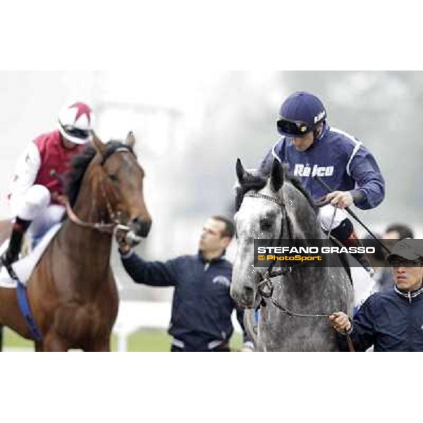 Dario Vargiu on Perle Clair Milano - San Siro racecourse,18th march 2012 ph.Stefano Grasso