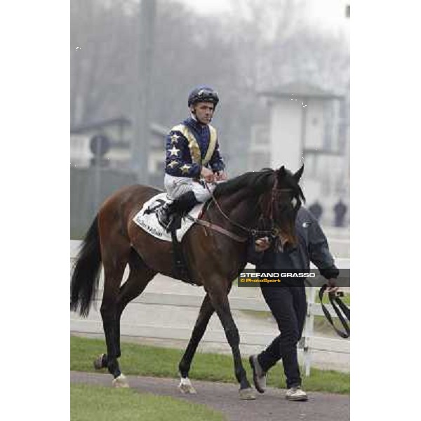 Sergio Urru on Marcaldo Milano - San Siro racecourse,18th march 2012 ph.Stefano Grasso