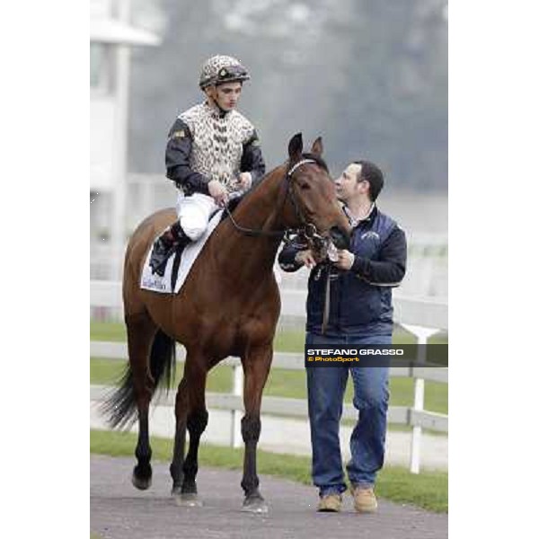 Michael Rossini on Frankenstein Milano - San Siro racecourse,18th march 2012 ph.Stefano Grasso