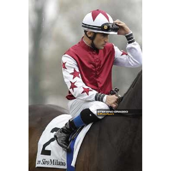 Dario Vargiu on Cima de Pluie Milano - San Siro racecourse,18th march 2012 ph.Stefano Grass