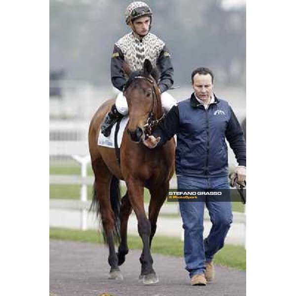 Michael Rossini on Frankenstein Milano - San Siro racecourse,18th march 2012 ph.Stefano Grasso