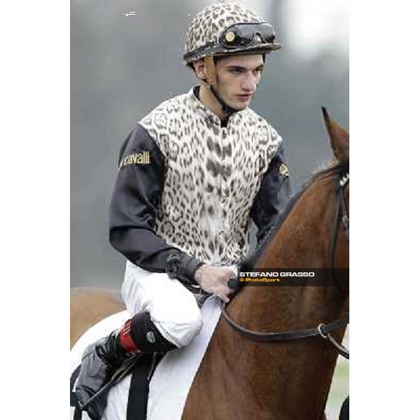 Michael Rossini on Frankenstein Milano - San Siro racecourse,18th march 2012 ph.Stefano Grasso