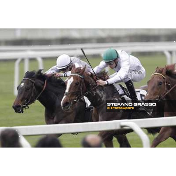 Federico Bossa on Indian Drawn leads and goes to win the Premio Vignate Milano - San Siro racecourse,18th march 2012 ph.Stefano Grasso