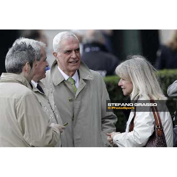 dott.Sandro Viani,on.Roberto Mura, Isabella Bezzera and Francesco Bruto Milano - San Siro racecourse,18th march 2012 ph.Stefano Grasso