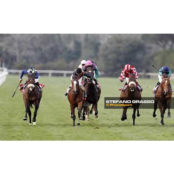 Stefano Landi on Facoltoso wins the 122° Premio Pisa Pisa - San Rossore racecourse, 25th march 2012 ph.Stefano Grasso