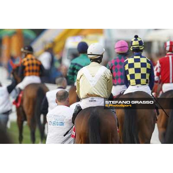 Stefano Landi on Facoltoso wins the 122° Premio Pisa Pisa - San Rossore racecourse, 25th march 2012 ph.Stefano Grasso