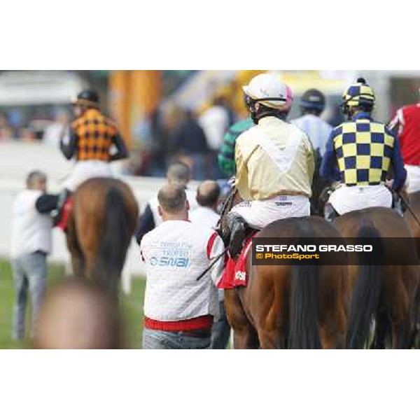 Stefano Landi on Facoltoso wins the 122° Premio Pisa Pisa - San Rossore racecourse, 25th march 2012 ph.Stefano Grasso