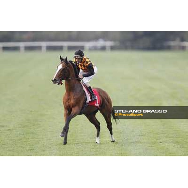 Stefano Landi on Facoltoso wins the 122° Premio Pisa Pisa - San Rossore racecourse, 25th march 2012 ph.Stefano Grasso