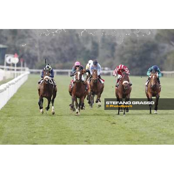 Stefano Landi on Facoltoso wins the 122° Premio Pisa Pisa - San Rossore racecourse, 25th march 2012 ph.Stefano Grasso