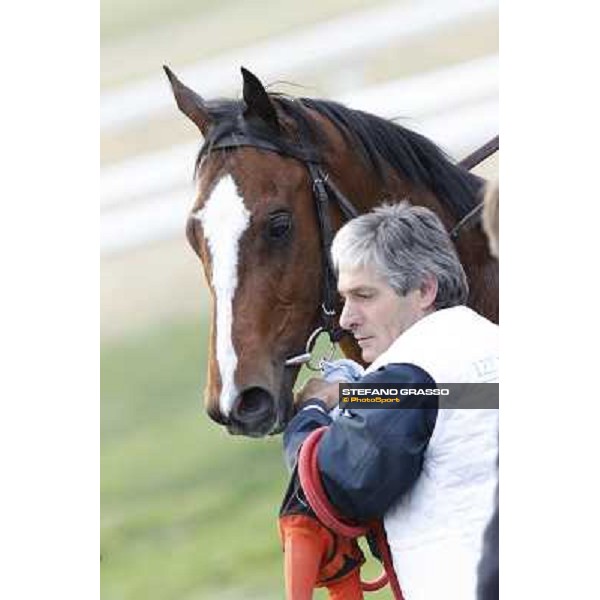 Stefano Landi on Facoltoso wins the 122° Premio Pisa Pisa - San Rossore racecourse, 25th march 2012 ph.Stefano Grasso