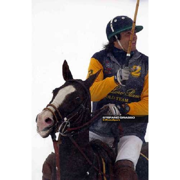 Cortina winter polo Cup 2004 Lake of Misurina febr. 21 2004 ph.Stefano Grasso
