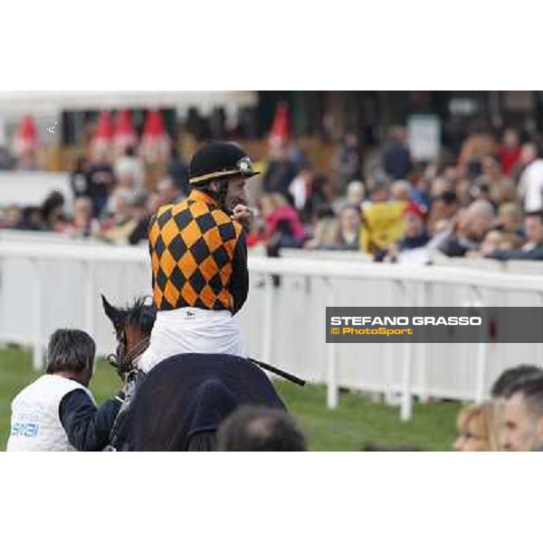 Stefano Landi on Facoltoso wins the 122° Premio Pisa Pisa - San Rossore racecourse, 25th march 2012 ph.Stefano Grasso