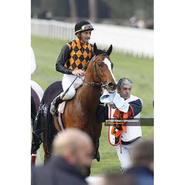 Stefano Landi on Facoltoso wins the 122° Premio Pisa Pisa - San Rossore racecourse, 25th march 2012 ph.Stefano Grasso