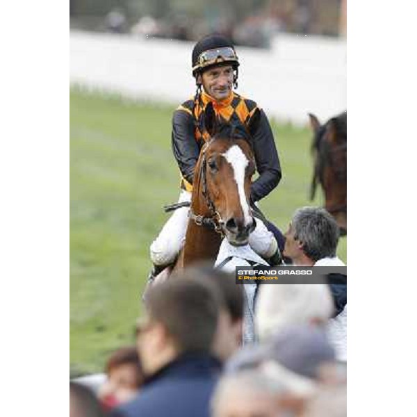 Stefano Landi on Facoltoso wins the 122° Premio Pisa Pisa - San Rossore racecourse, 25th march 2012 ph.Stefano Grasso