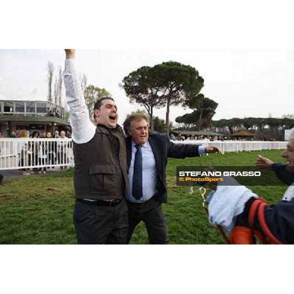 Stefano Landi on Facoltoso wins the 122° Premio Pisa Pisa - San Rossore racecourse, 25th march 2012 ph.Stefano Grasso