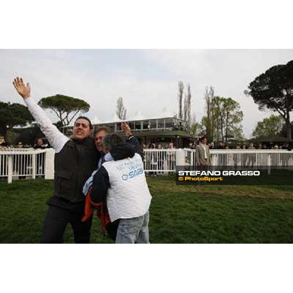 Stefano Landi on Facoltoso wins the 122° Premio Pisa Pisa - San Rossore racecourse, 25th march 2012 ph.Stefano Grasso