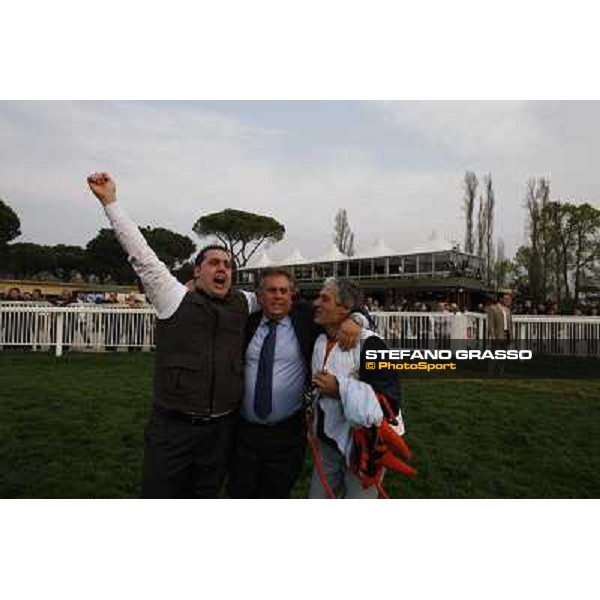 Stefano Landi on Facoltoso wins the 122° Premio Pisa Pisa - San Rossore racecourse, 25th march 2012 ph.Stefano Grasso