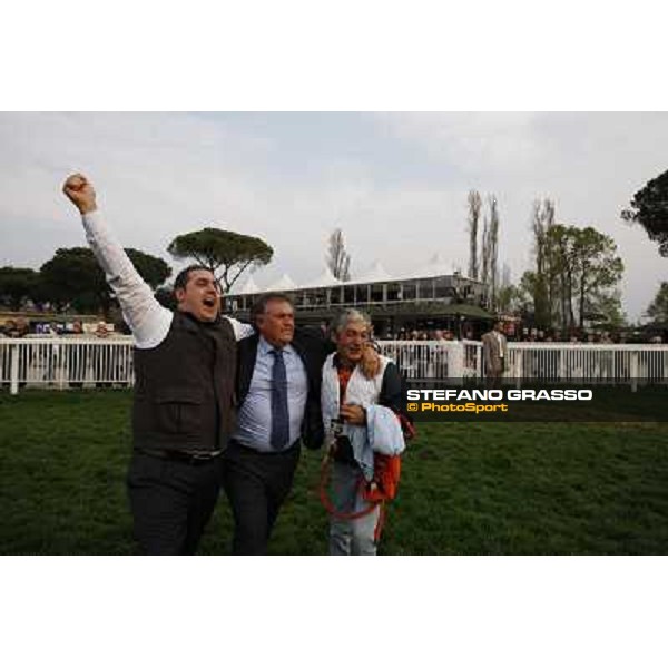 Stefano Landi on Facoltoso wins the 122° Premio Pisa Pisa - San Rossore racecourse, 25th march 2012 ph.Stefano Grasso