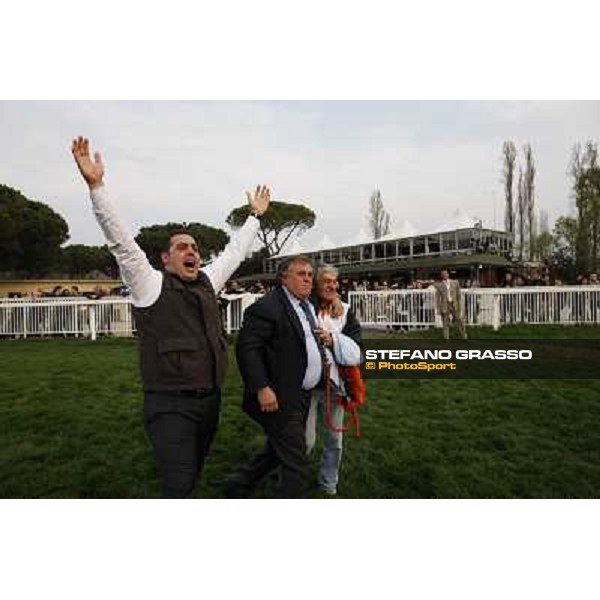 Stefano Landi on Facoltoso wins the 122° Premio Pisa Pisa - San Rossore racecourse, 25th march 2012 ph.Stefano Grasso