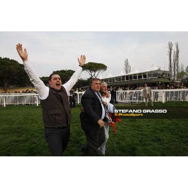 Stefano Landi on Facoltoso wins the 122° Premio Pisa Pisa - San Rossore racecourse, 25th march 2012 ph.Stefano Grasso