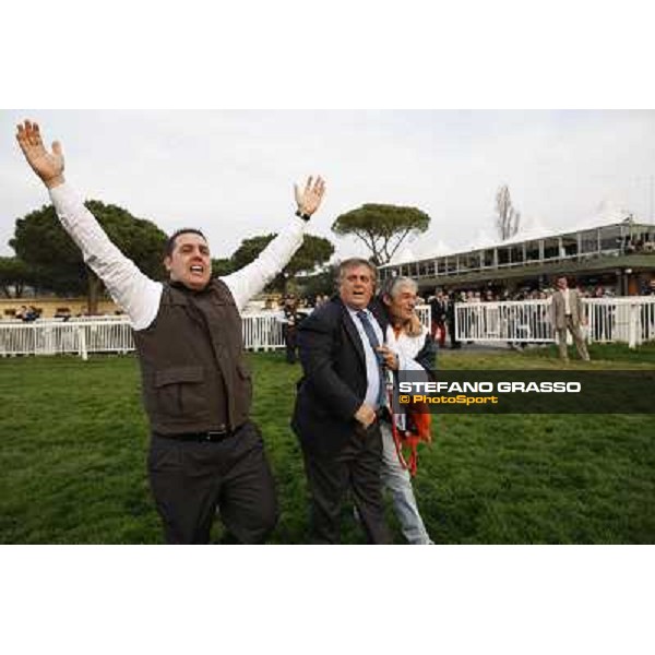 Stefano Landi on Facoltoso wins the 122° Premio Pisa Pisa - San Rossore racecourse, 25th march 2012 ph.Stefano Grasso