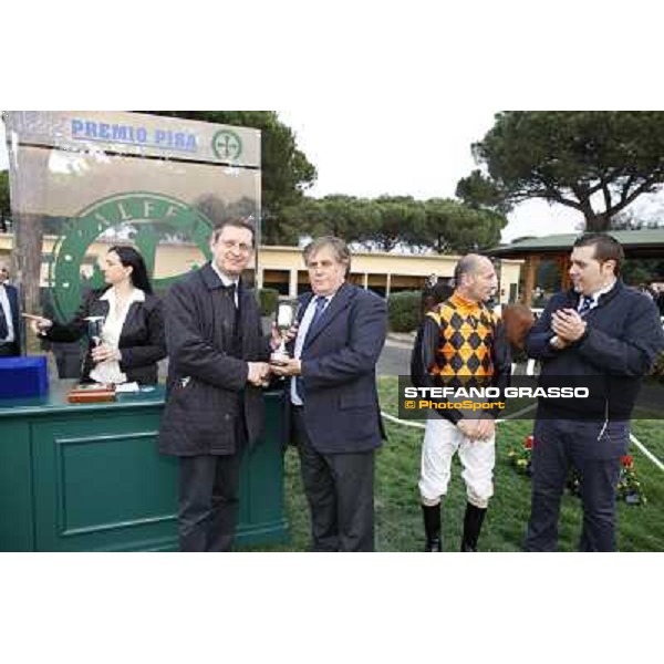 Stefano Landi on Facoltoso wins the 122° Premio Pisa Pisa - San Rossore racecourse, 25th march 2012 ph.Stefano Grasso