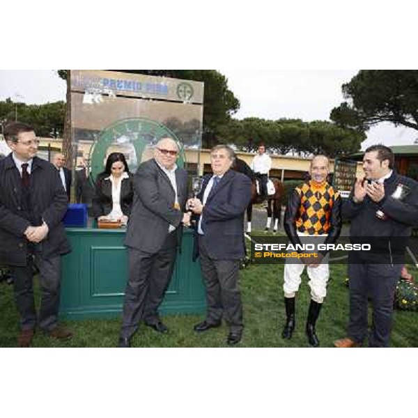 Stefano Landi on Facoltoso wins the 122° Premio Pisa Pisa - San Rossore racecourse, 25th march 2012 ph.Stefano Grasso