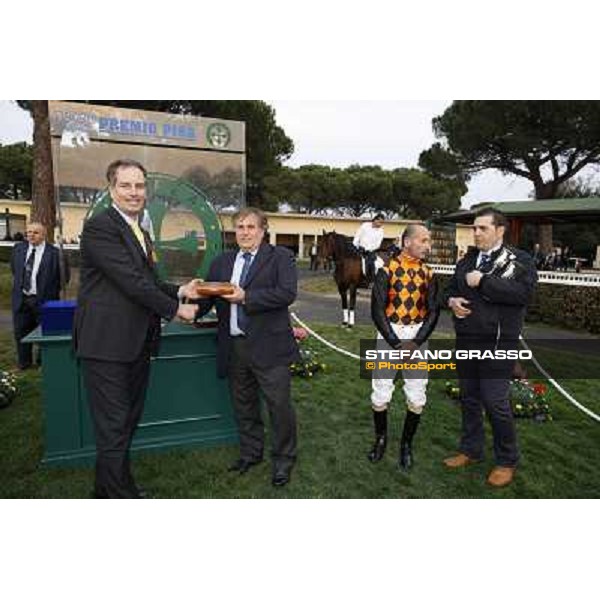 Stefano Landi on Facoltoso wins the 122° Premio Pisa Pisa - San Rossore racecourse, 25th march 2012 ph.Stefano Grasso