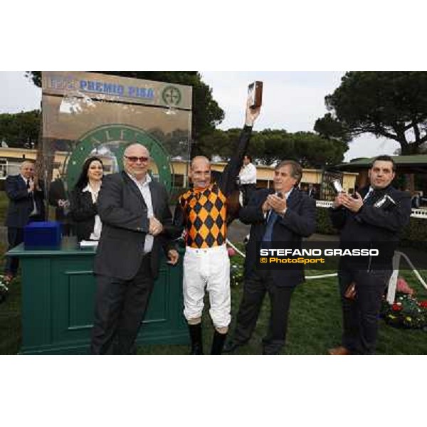 Stefano Landi on Facoltoso wins the 122° Premio Pisa Pisa - San Rossore racecourse, 25th march 2012 ph.Stefano Grasso