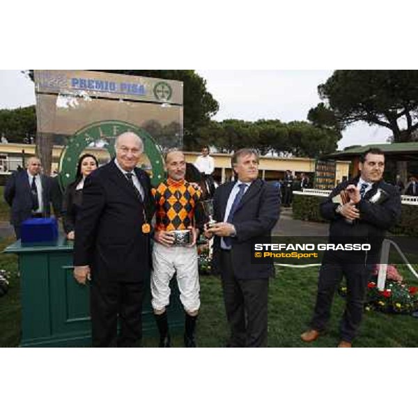 Stefano Landi on Facoltoso wins the 122° Premio Pisa Pisa - San Rossore racecourse, 25th march 2012 ph.Stefano Grasso