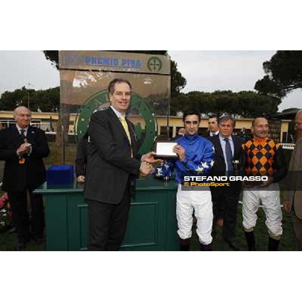 Stefano Landi on Facoltoso wins the 122° Premio Pisa Pisa - San Rossore racecourse, 25th march 2012 ph.Stefano Grasso