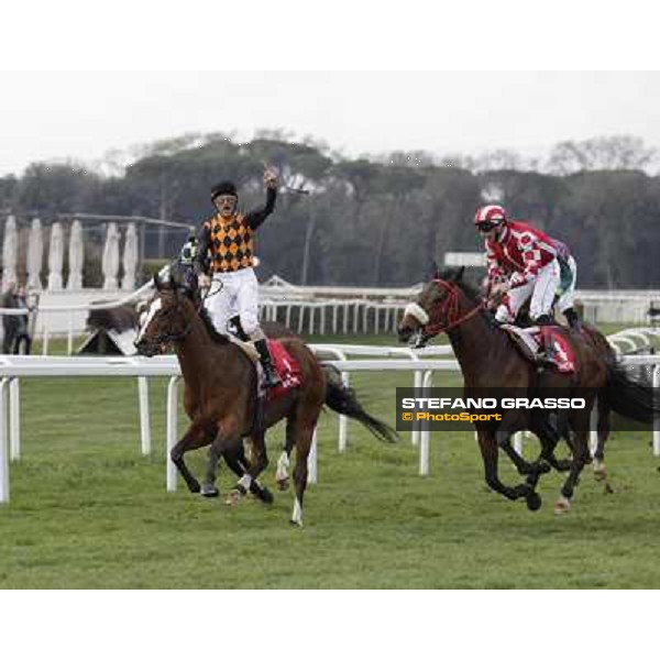 Stefano Landi on Facoltoso wins the 122° Premio Pisa Pisa - San Rossore racecourse, 25th march 2012 ph.Stefano Grasso