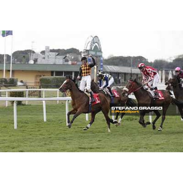 Stefano Landi on Facoltoso wins the 122° Premio Pisa Pisa - San Rossore racecourse, 25th march 2012 ph.Stefano Grasso