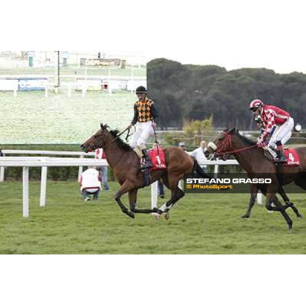 Stefano Landi on Facoltoso wins the 122° Premio Pisa Pisa - San Rossore racecourse, 25th march 2012 ph.Stefano Grasso