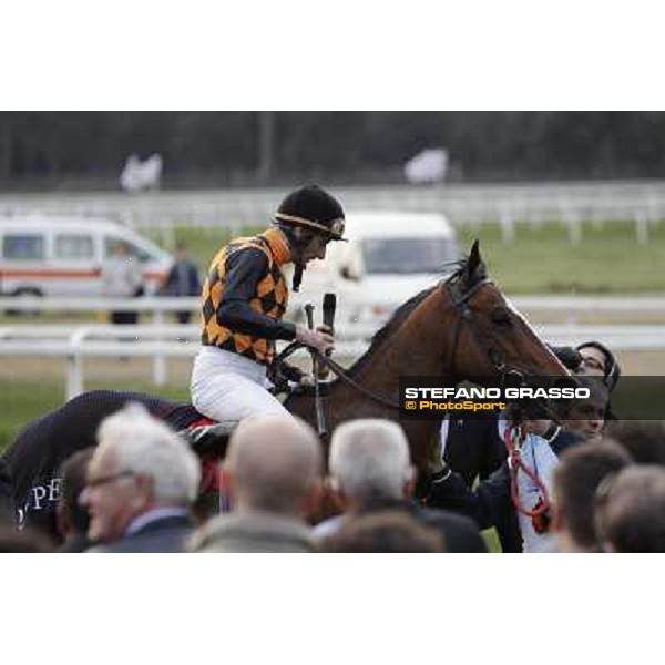 Stefano Landi on Facoltoso wins the 122° Premio Pisa Pisa - San Rossore racecourse, 25th march 2012 ph.Stefano Grasso