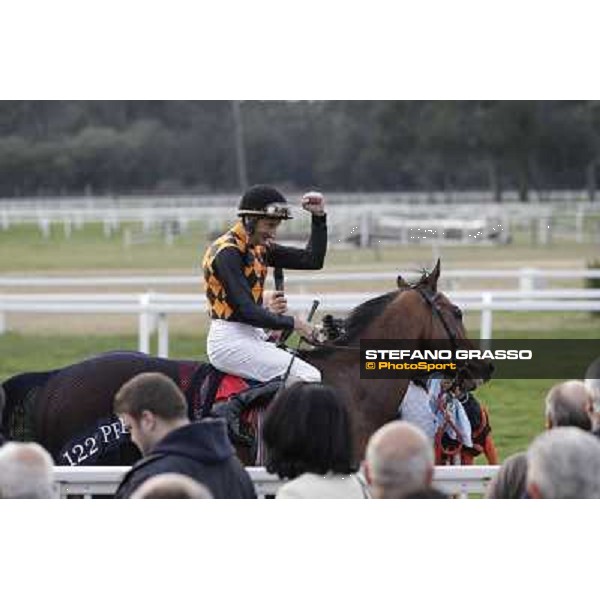 Stefano Landi on Facoltoso wins the 122° Premio Pisa Pisa - San Rossore racecourse, 25th march 2012 ph.Stefano Grasso