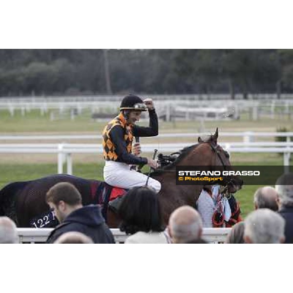 Stefano Landi on Facoltoso wins the 122° Premio Pisa Pisa - San Rossore racecourse, 25th march 2012 ph.Stefano Grasso