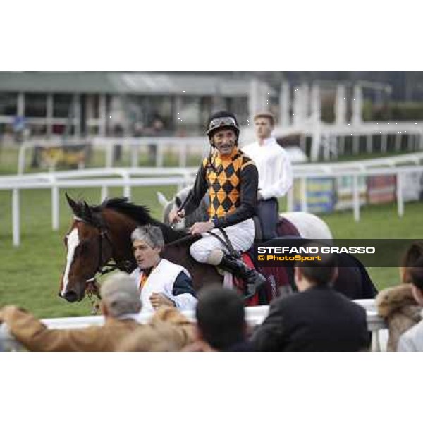 Stefano Landi on Facoltoso wins the 122° Premio Pisa Pisa - San Rossore racecourse, 25th march 2012 ph.Stefano Grasso