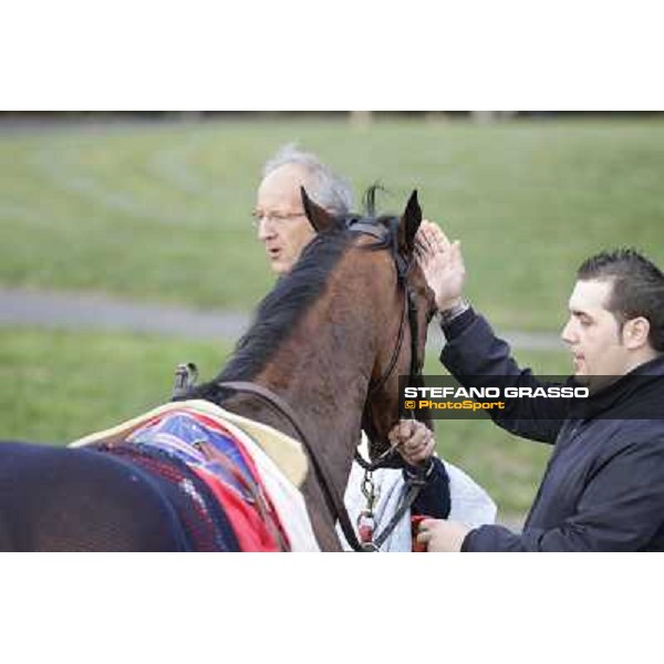 Stefano Landi on Facoltoso wins the 122° Premio Pisa Pisa - San Rossore racecourse, 25th march 2012 ph.Stefano Grasso