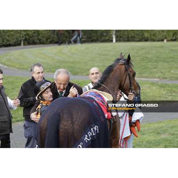 Stefano Landi on Facoltoso wins the 122° Premio Pisa Pisa - San Rossore racecourse, 25th march 2012 ph.Stefano Grasso