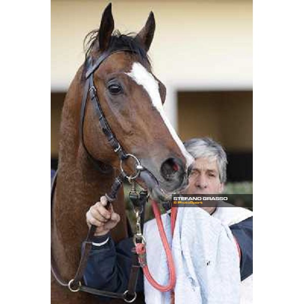 Stefano Landi on Facoltoso wins the 122° Premio Pisa Pisa - San Rossore racecourse, 25th march 2012 ph.Stefano Grasso