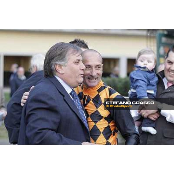 Stefano Landi on Facoltoso wins the 122° Premio Pisa Pisa - San Rossore racecourse, 25th march 2012 ph.Stefano Grasso