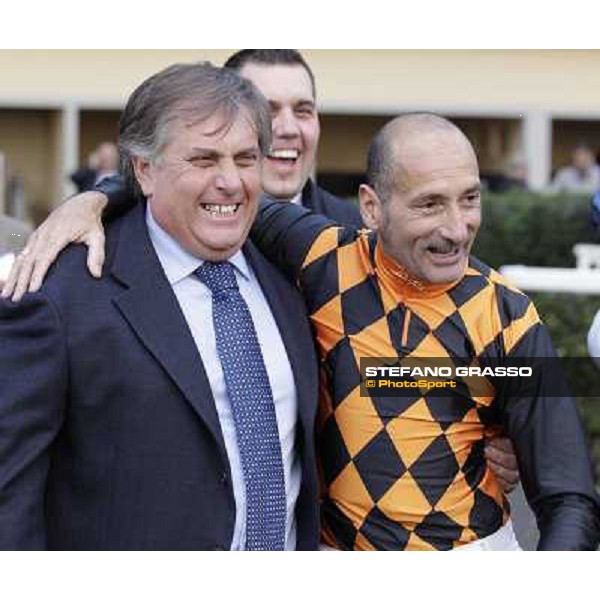 Stefano Landi on Facoltoso wins the 122° Premio Pisa Pisa - San Rossore racecourse, 25th march 2012 ph.Stefano Grasso