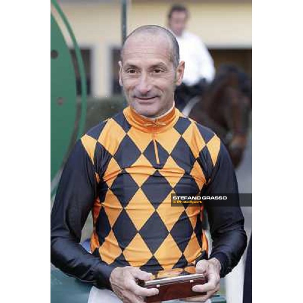 Stefano Landi on Facoltoso wins the 122° Premio Pisa Pisa - San Rossore racecourse, 25th march 2012 ph.Stefano Grasso