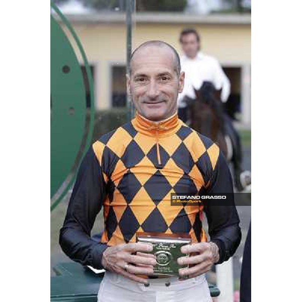 Stefano Landi on Facoltoso wins the 122° Premio Pisa Pisa - San Rossore racecourse, 25th march 2012 ph.Stefano Grasso