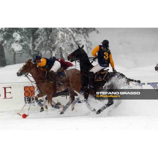 Cortina winter polo Cup 2004 Lake of Misurina febr. 21 2004 ph.Stefano Grasso