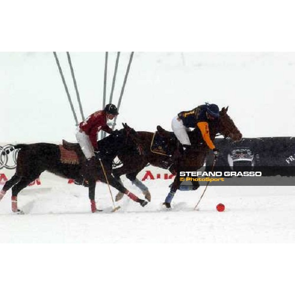 Cortina winter polo Cup 2004 Lake of Misurina febr. 21 2004 ph.Stefano Grasso