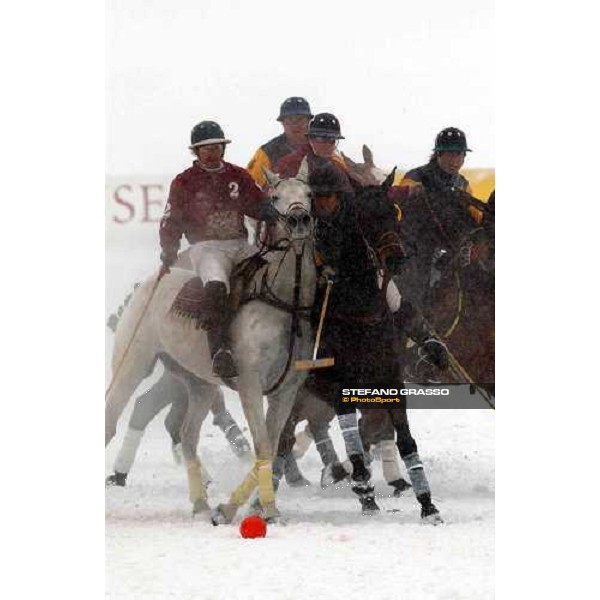 Cortina winter polo Cup 2004 Lake of Misurina febr. 21 2004 ph.Stefano Grasso