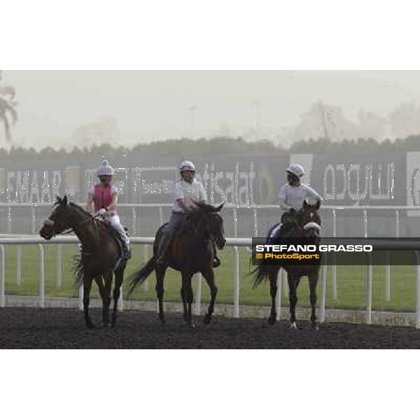 Shantal Sutherland during morning track works at Meydan Dubai, 28th march 2012 ph.Stefano Grasso