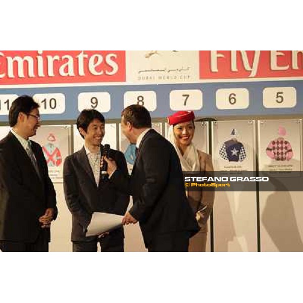 The Barrier Draw of the Dubai World Cup Dubai, 28th march 2012 ph.Stefano Grasso